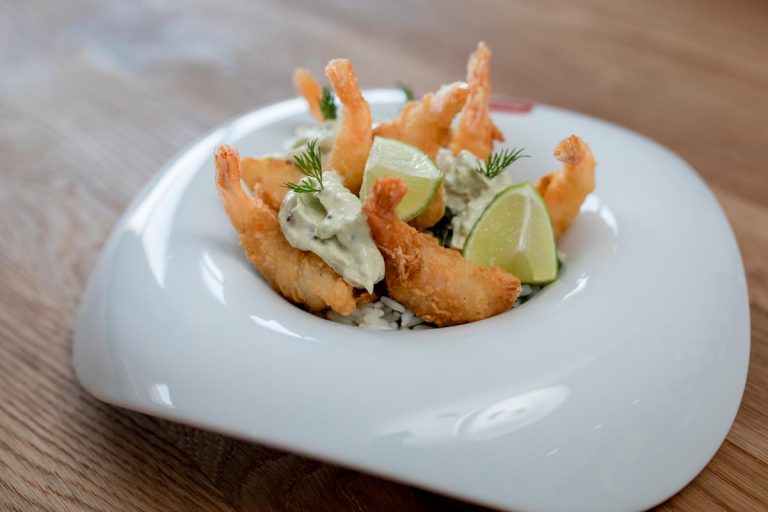 Langostinos con toque chipotle Torry Harris Langostinos con toque chipotle Torry Harris