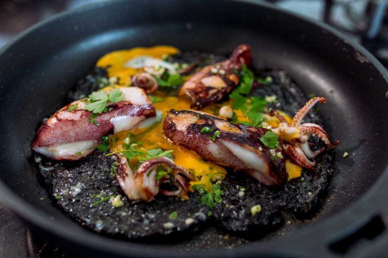 Huevos de calamares Torry Harris