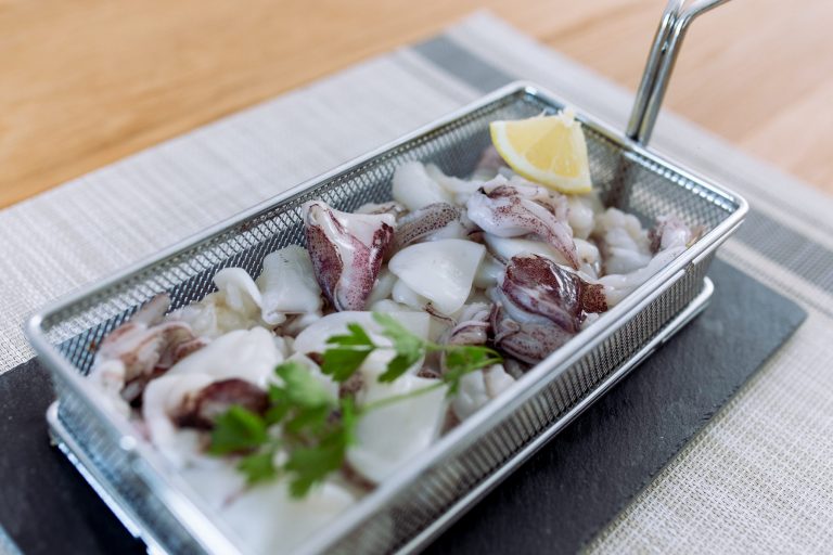 Preparado de sepia y calamar troceado