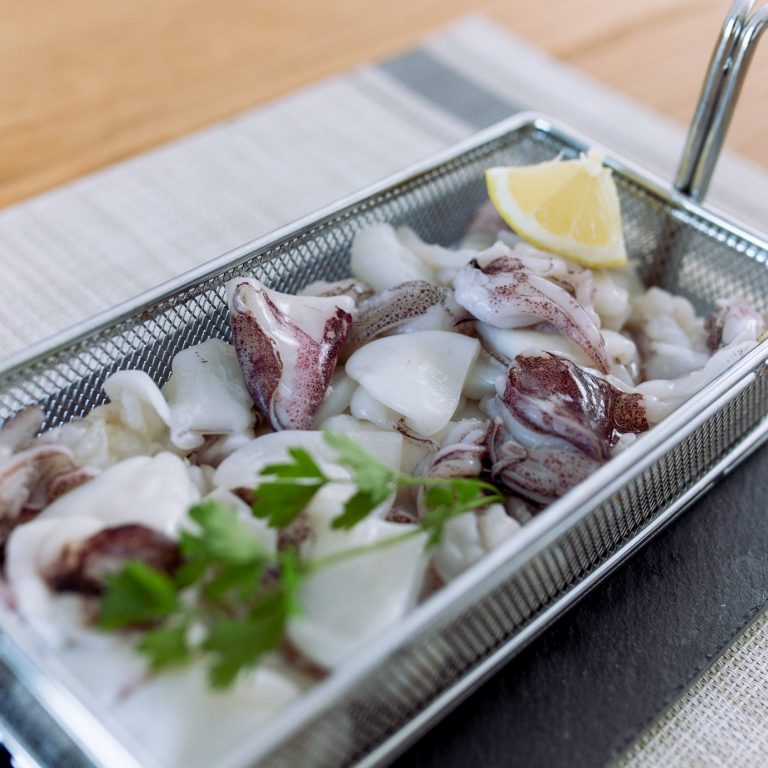 Preparado de sepia y calamar troceado