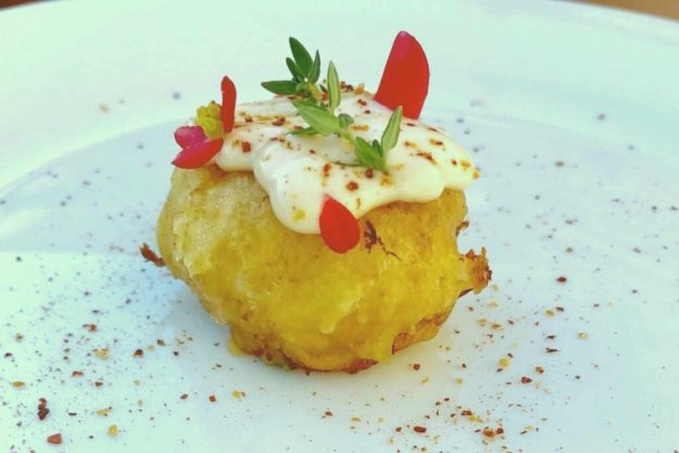 buñuelo-halibut Buñuelo de pescado