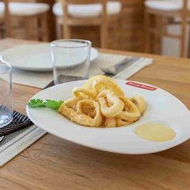 Anillas de pota rebozadas